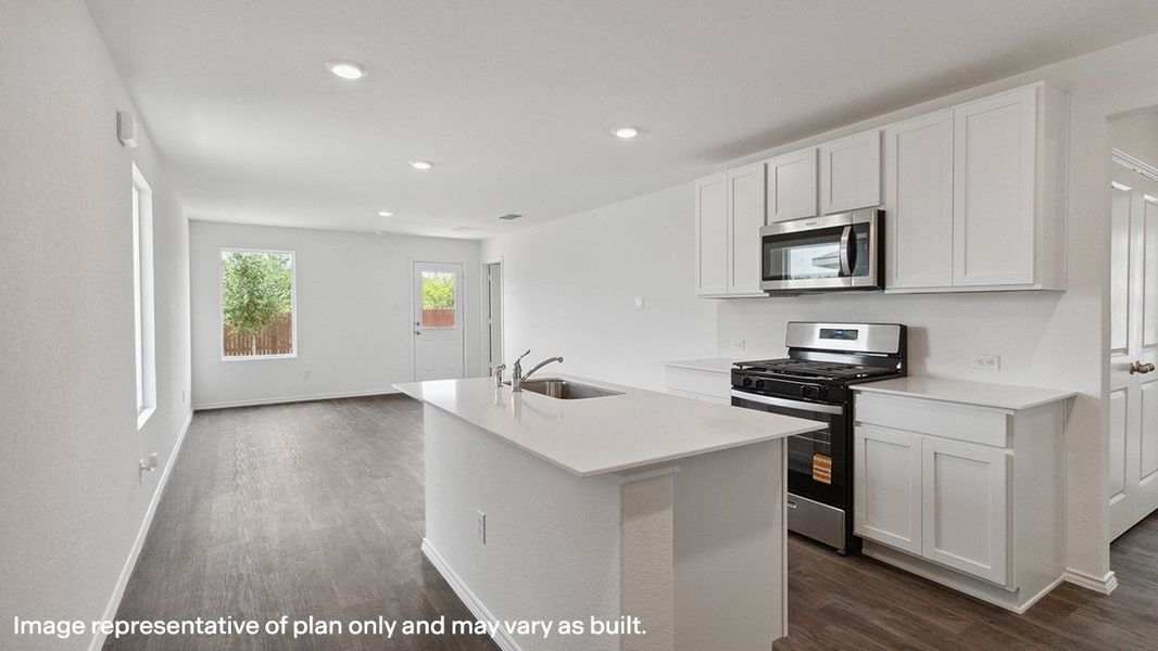 Furnished interior in a model home at The Hills of Sherman in Sherman (Image 4).