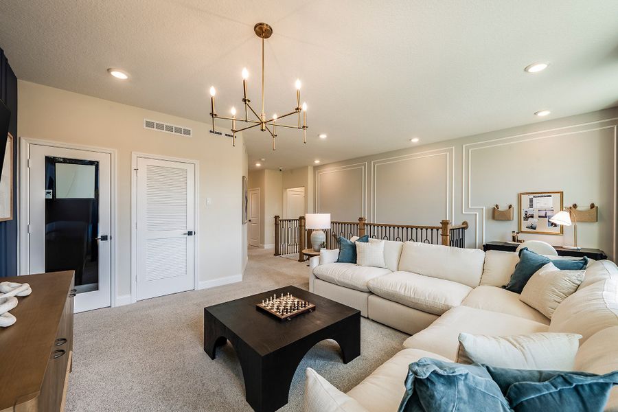 Furnished interior in a model home at Estates at Lake Jesup in Sanford (Image 5). Furnished interior in a model home at Estates at Lake Jesup in Sanford (Image 5).