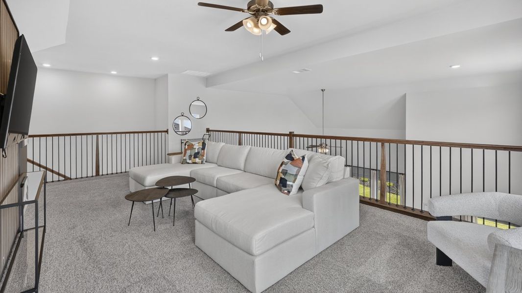 Furnished interior in a model home at Windchime in Celina (Image 21). Furnished interior in a model home at Windchime in Celina (Image 21).