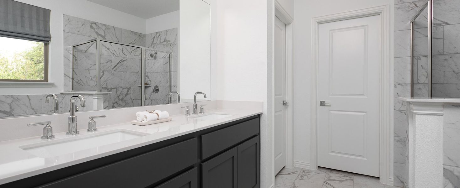 Furnished interior in a model home at Devonshire 50s in Forney (Image 18). Furnished interior in a model home at Devonshire 50s in Forney (Image 18).