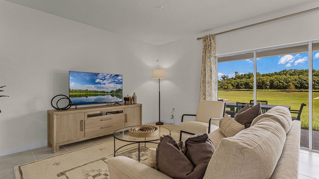 Furnished interior in a model home at Oak Pointe in Apopka (Image 9). Furnished interior in a model home at Oak Pointe in Apopka (Image 9).
