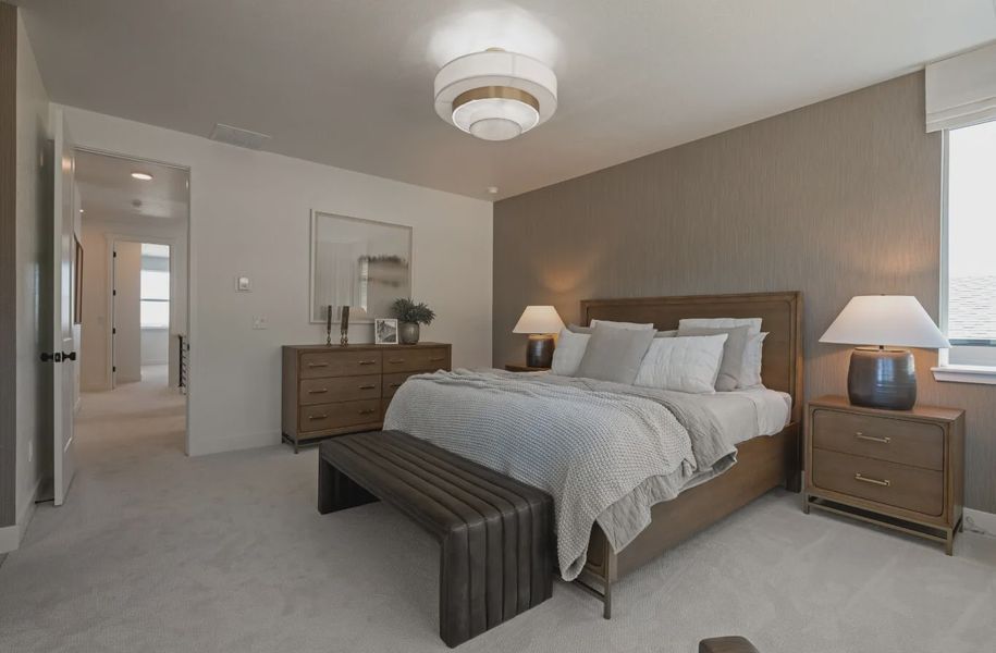 Furnished interior in a model home at Three Hills in Morrison (Image 10). Furnished interior in a model home at Three Hills in Morrison (Image 10).