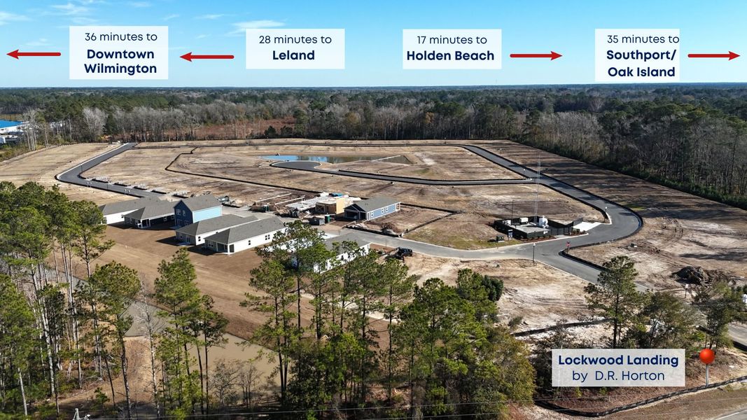 Site preparation and early development at Lockwood Landing in Supply, NC (Image 27).