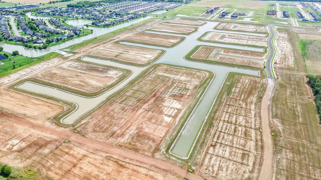 Site preparation and early development at The Courtyards at Waterford Reserve in Maize, KS (Image 15).
