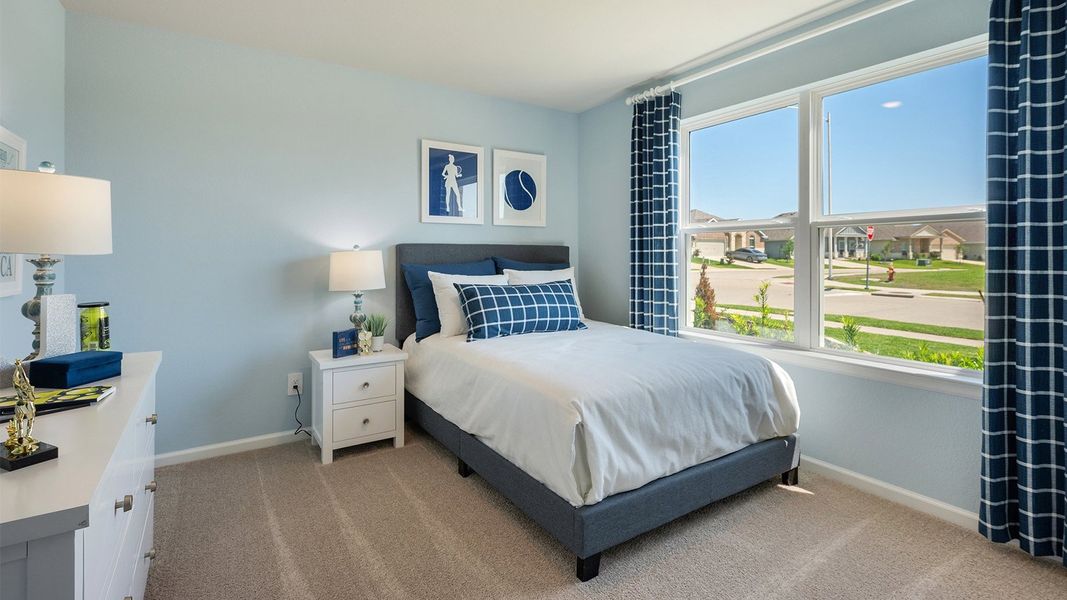 Furnished interior in a model home at Liberty Village in Brenham (Image 4).