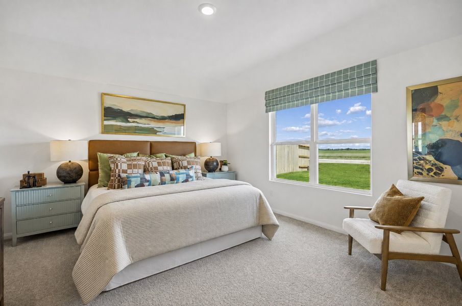 Furnished interior in a model home at Sofi Lakes in Katy (Image 15). Furnished interior in a model home at Sofi Lakes in Katy (Image 15).