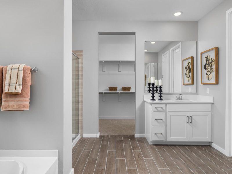 Furnished interior in a model home at Paloma Creek - Signature Series in Surprise (Image 22).