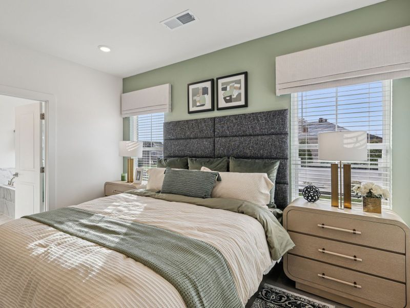 Furnished interior in a model home at Benders Cove - Premier Series in Mount Juliet (Image 17).