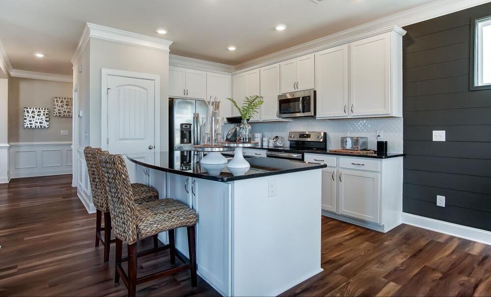 Furnished interior in a model home at Villas at Dawsonville in Dawsonville (Image 27).