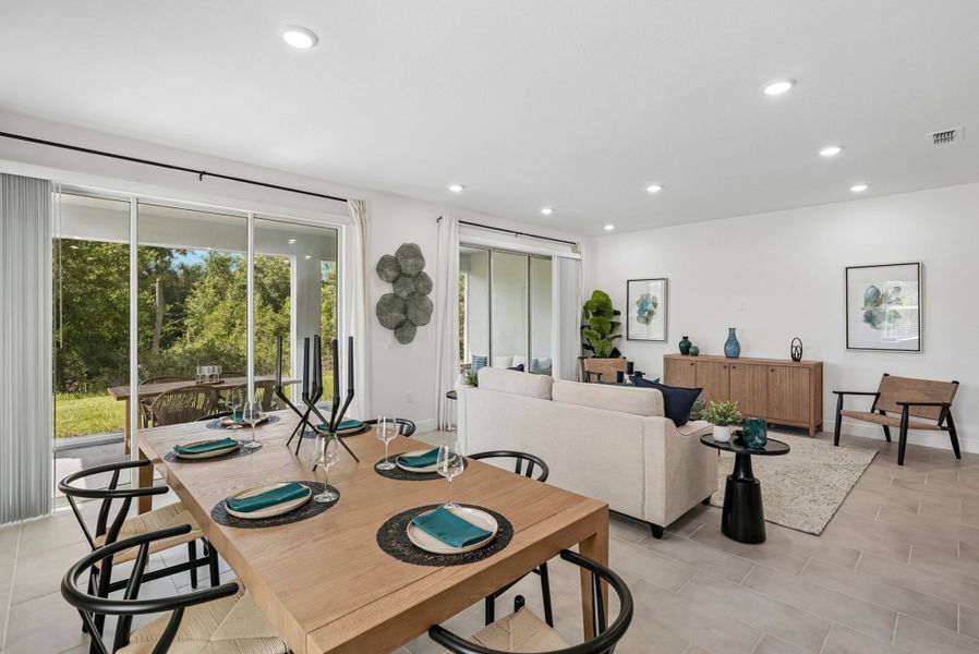 Furnished interior in a model home at Port Charlotte Signature in Port Charlotte (Image 5).