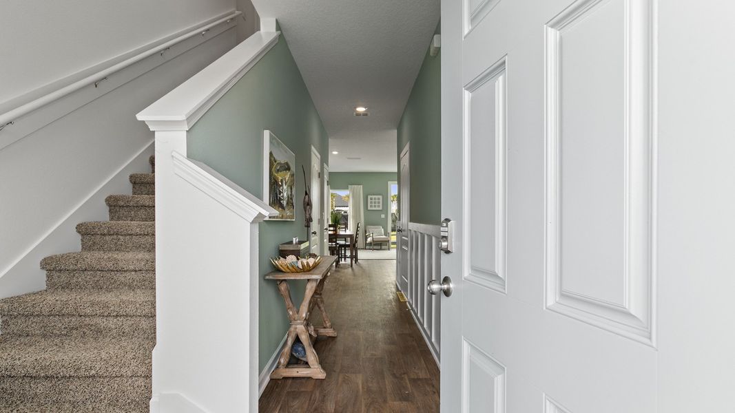 Furnished interior in a model home at The Landing in Middleburg (Image 8).