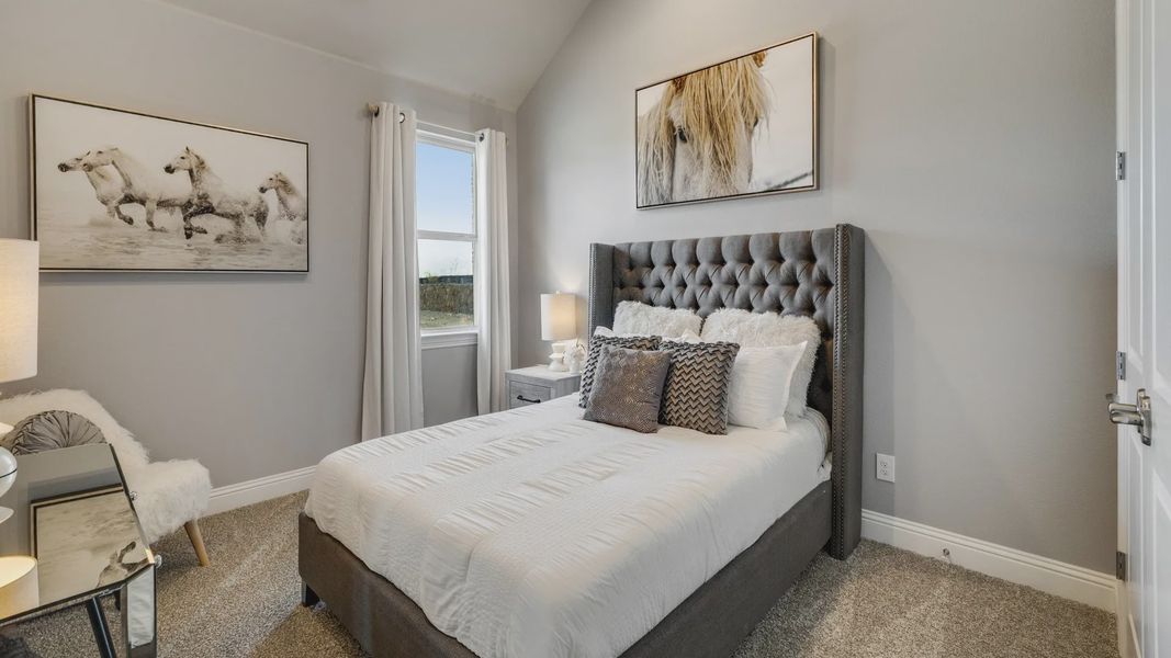 Furnished interior in a model home at Anna Ranch in Anna (Image 45). Furnished interior in a model home at Anna Ranch in Anna (Image 45).