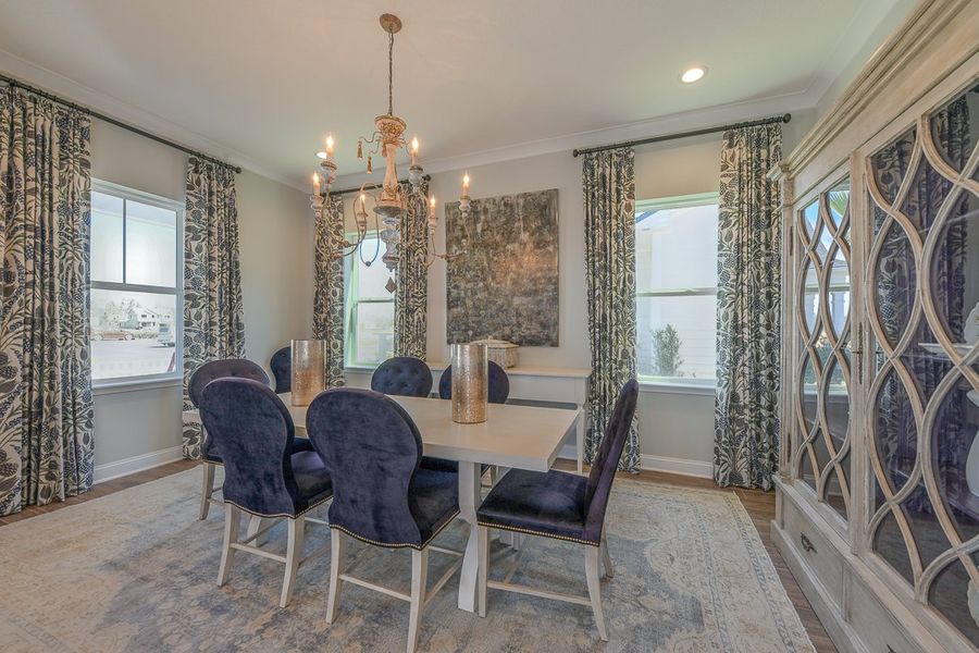 Furnished interior in a model home at Heritage Trace in Nocatee in Ponte Vedra (Image 23). Furnished interior in a model home at Heritage Trace in Nocatee in Ponte Vedra (Image 23).