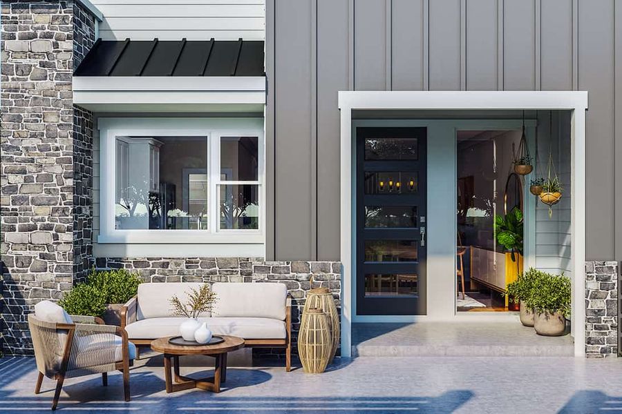 Exterior details of a home in Chatham Park, Pittsboro (Image 23).