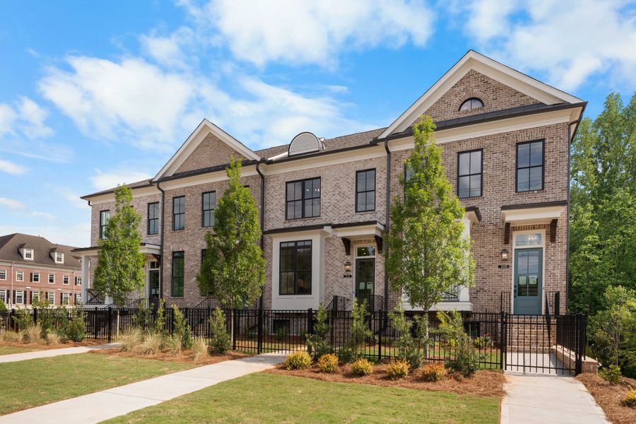 Front exterior of a home in the Byers Park community, located in Alpharetta, GA (Image 19).