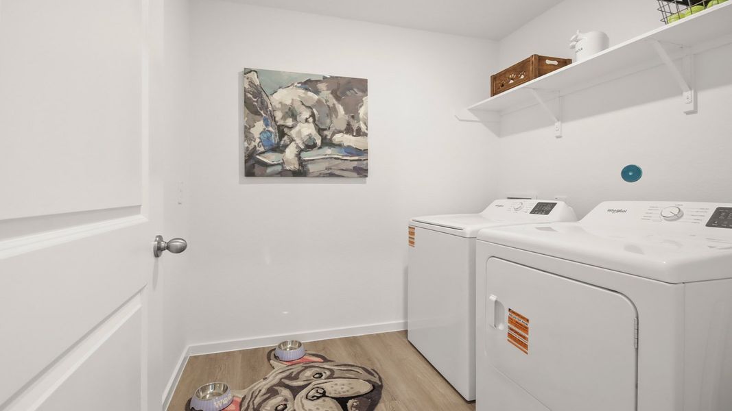 Furnished interior in a model home at New Waverly Station in New Waverly (Image 22).