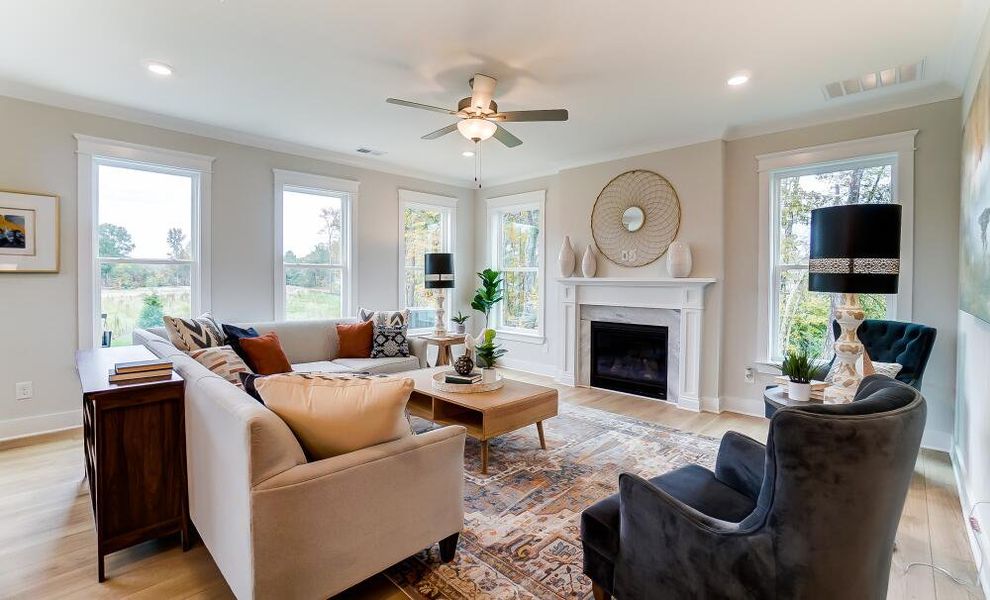 Furnished interior in a model home at Lauren Park in Lexington (Image 7).