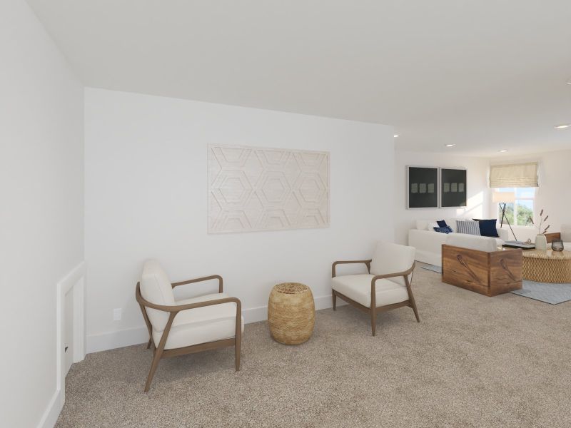 Furnished interior in a model home at Station Hill - Reserve Series in Franklin (Image 5). Furnished interior in a model home at Station Hill - Reserve Series in Franklin (Image 5).