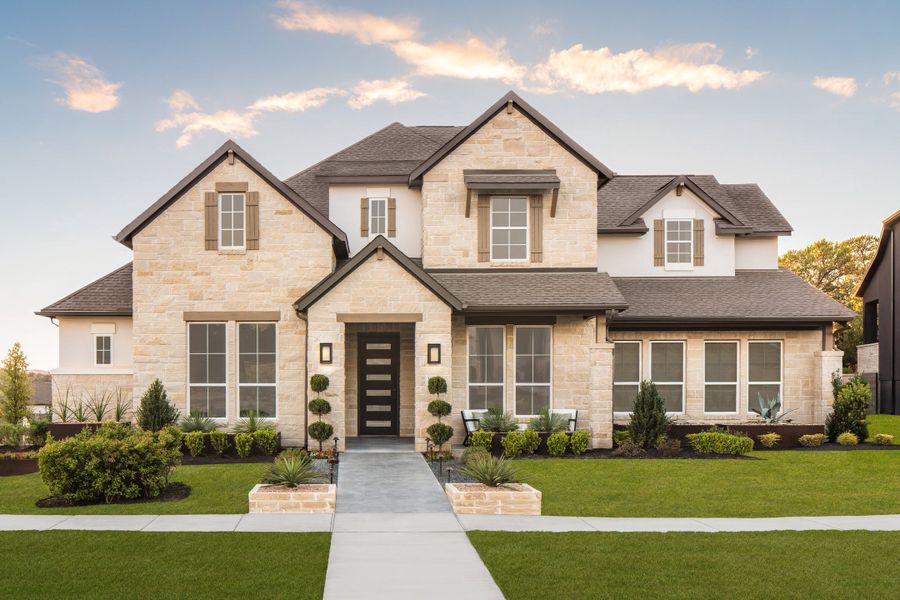 Front exterior of a home in the Wolf Ranch community, located in Georgetown, TX (Image 18).