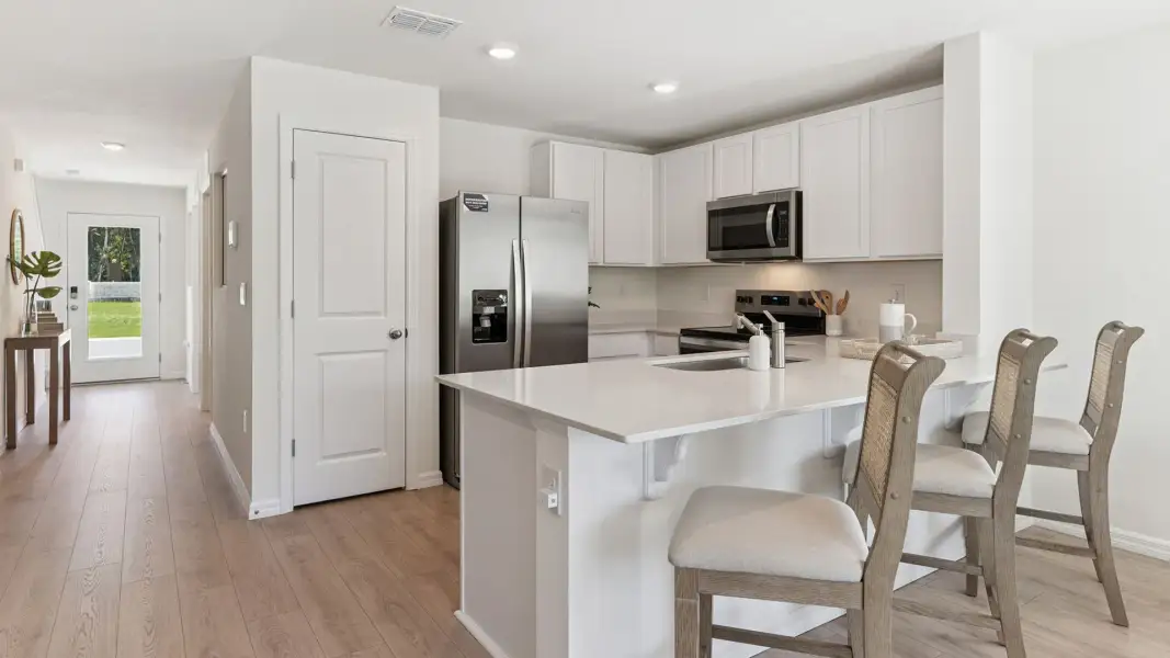 Furnished interior in a model home at Encore at Hillview in Altamonte Springs (Image 3). Furnished interior in a model home at Encore at Hillview in Altamonte Springs (Image 3).