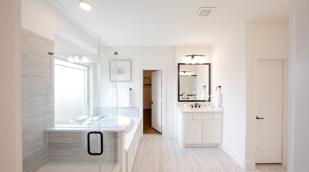 Furnished interior in a model home at Birdsong in Mansfield (Image 13).