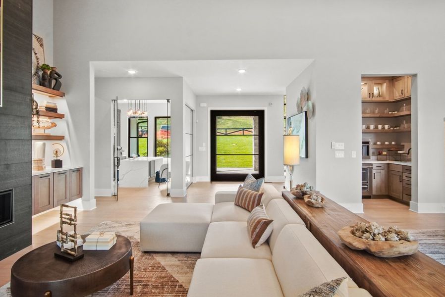 Furnished interior in a model home at Bonterra in Franklin (Image 6). Furnished interior in a model home at Bonterra in Franklin (Image 6).