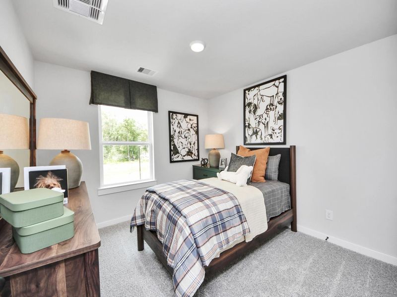 Furnished interior in a model home at Robins Landing in Houston (Image 47). Furnished interior in a model home at Robins Landing in Houston (Image 47).