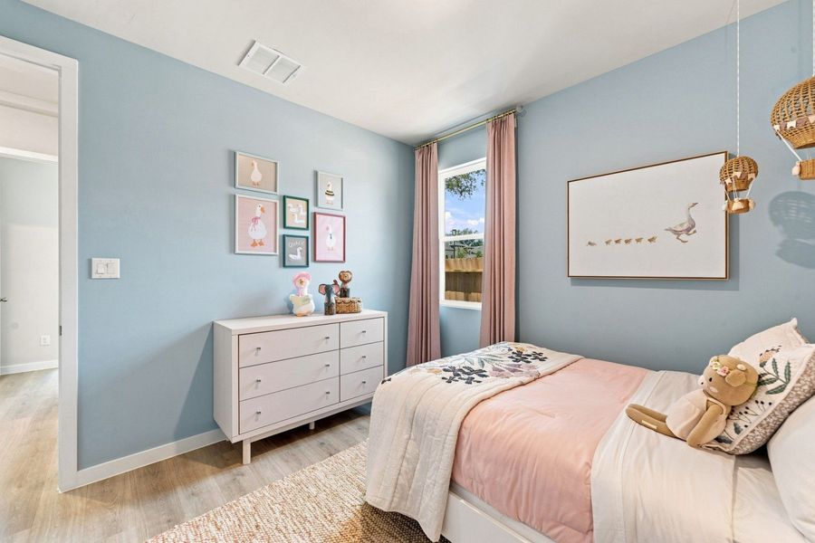Furnished interior in a model home at La Cima in San Marcos (Image 27).