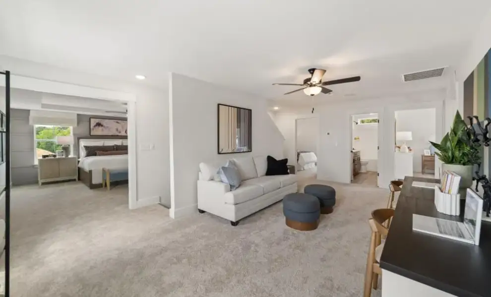 Furnished interior in a model home at Paisley Pointe in Boiling Springs (Image 17).