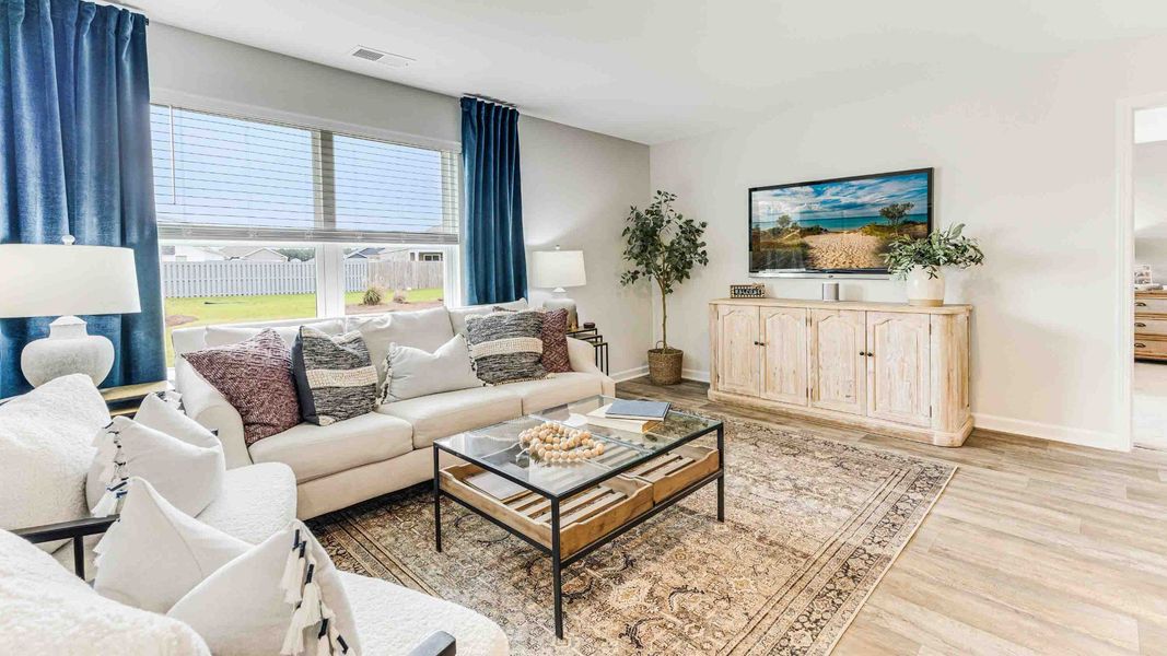 Furnished interior in a model home at Eagle Creek in Bolivia (Image 5). Furnished interior in a model home at Eagle Creek in Bolivia (Image 5).