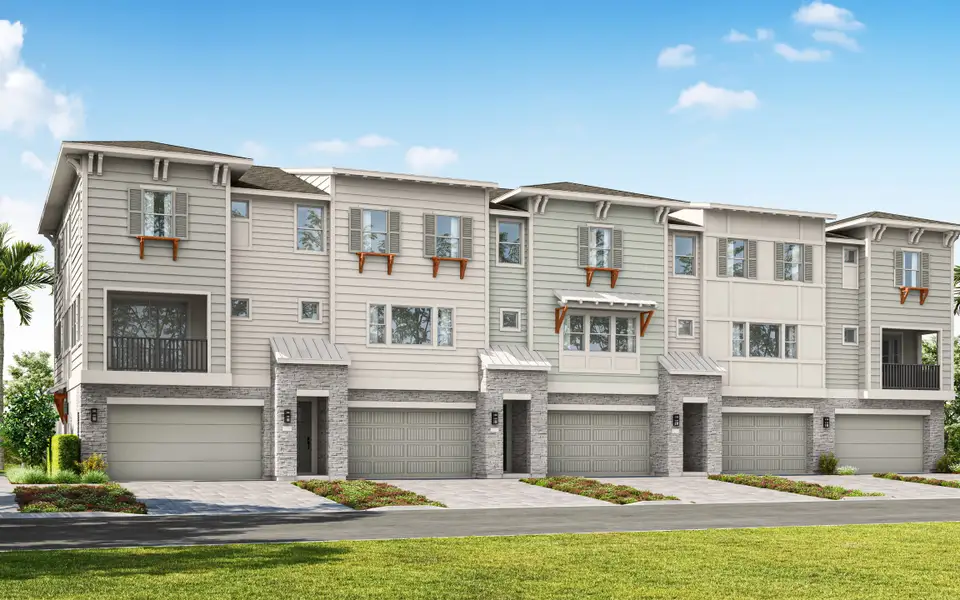 Front exterior of a home in the EvenTide community, located in New Smyrna Beach, FL (Image 3). Front exterior of a home in the EvenTide community, located in New Smyrna Beach, FL (Image 3).