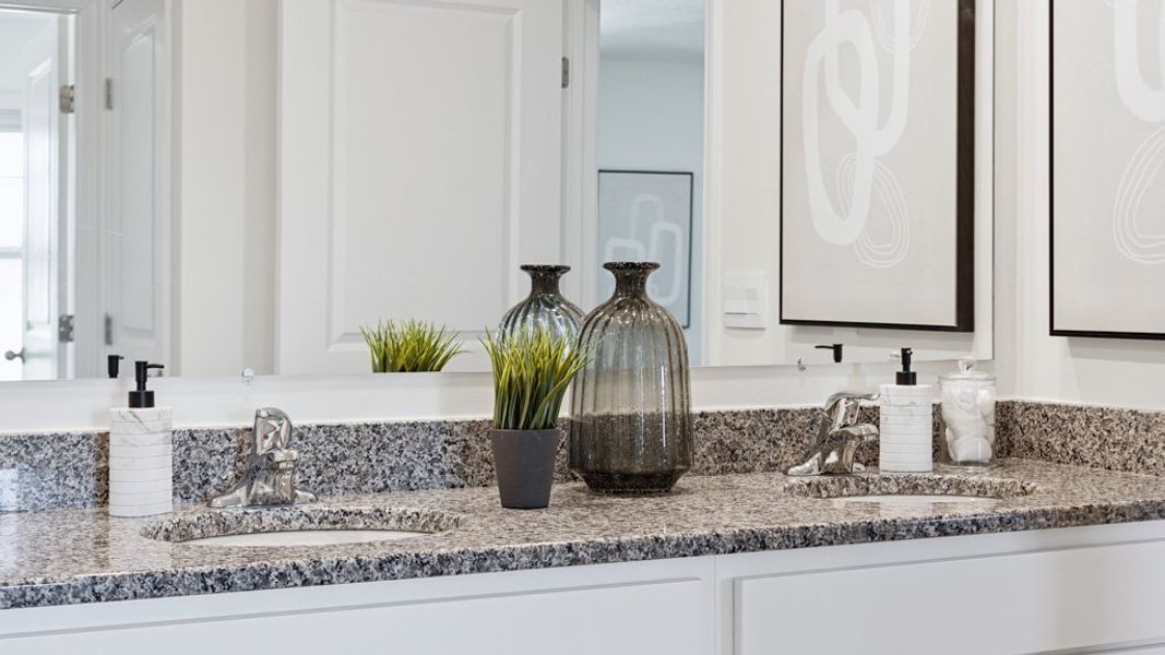 Furnished interior in a model home at Sharps Glen in Seymour (Image 18).