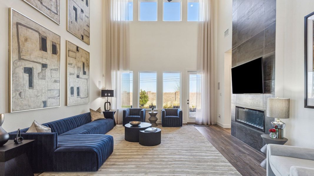 Furnished interior in a model home at Village on Main Street in Frisco (Image 31). Furnished interior in a model home at Village on Main Street in Frisco (Image 31).