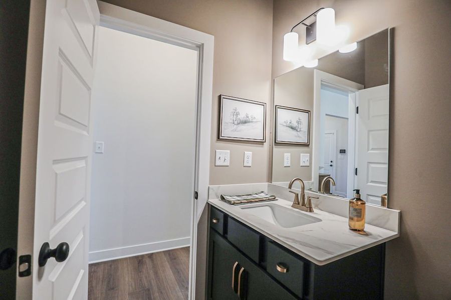 Furnished interior in a model home at Villages of Green Meadows in Munford (Image 52).