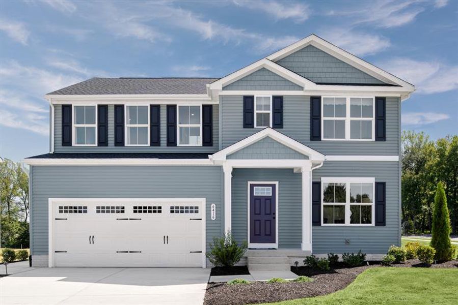 Own a brand-new home in a pool & tennis community, with a 2-car garage and appliances included.