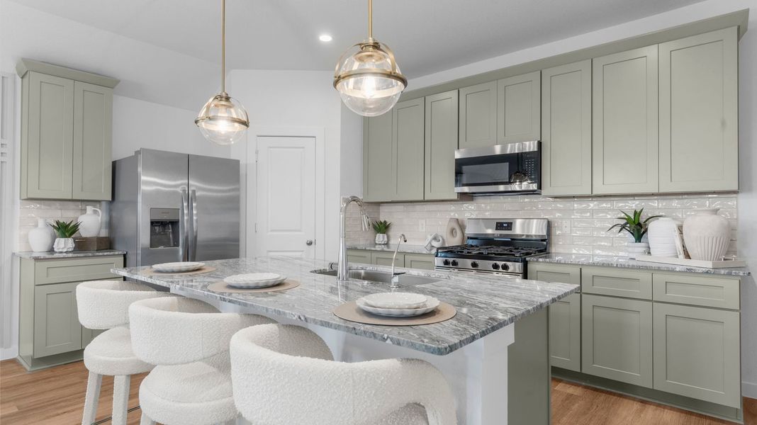 Furnished interior in a model home at Canterra Creek 45' and 50' Homesites in Iowa Colony (Image 6).