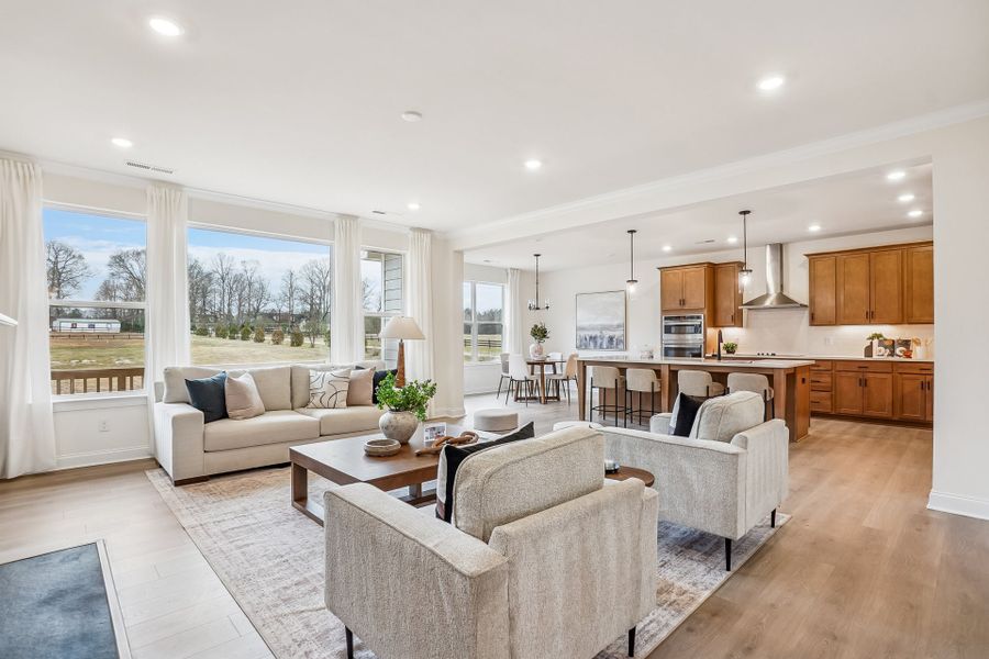Furnished interior in a model home at Lancaster Hwy in Waxhaw (Image 13). Furnished interior in a model home at Lancaster Hwy in Waxhaw (Image 13).