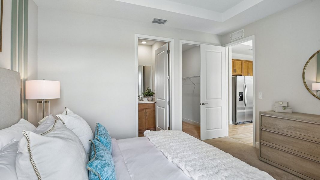Furnished interior in a model home at Hammock at Two Rivers in Zephyrhills (Image 83).