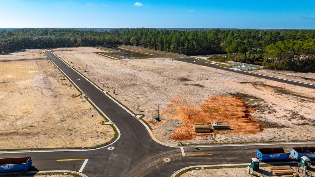 Site preparation and early development at Buckeye's Landing in Navarre, FL (Image 34).