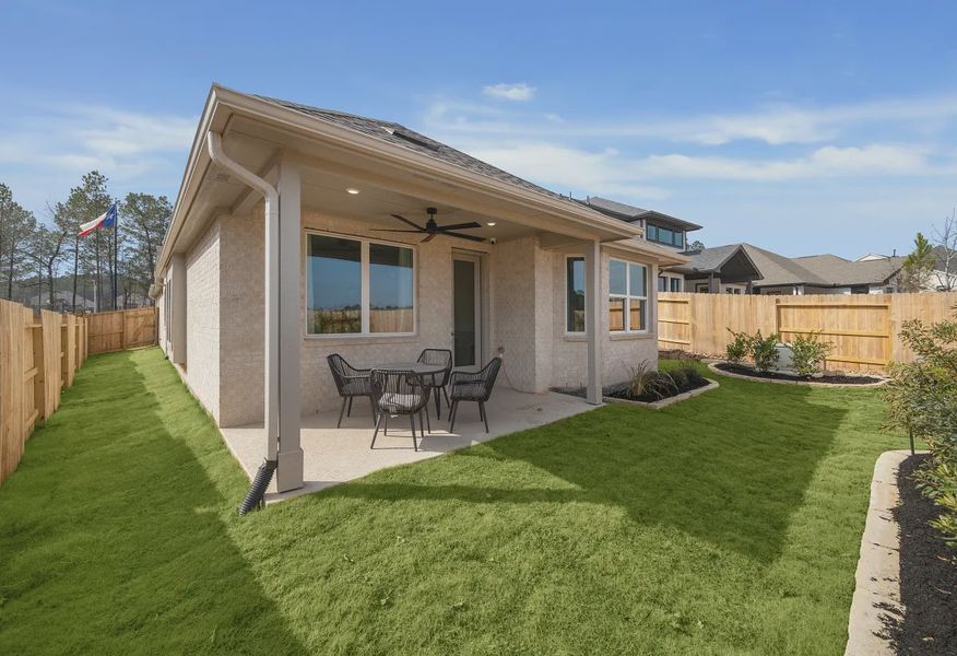 Plan 3034 Model Backyard - 6 of 9