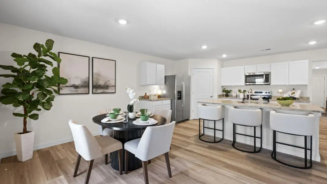 Furnished interior in a model home at Morgan Farms in Ooltewah (Image 21).