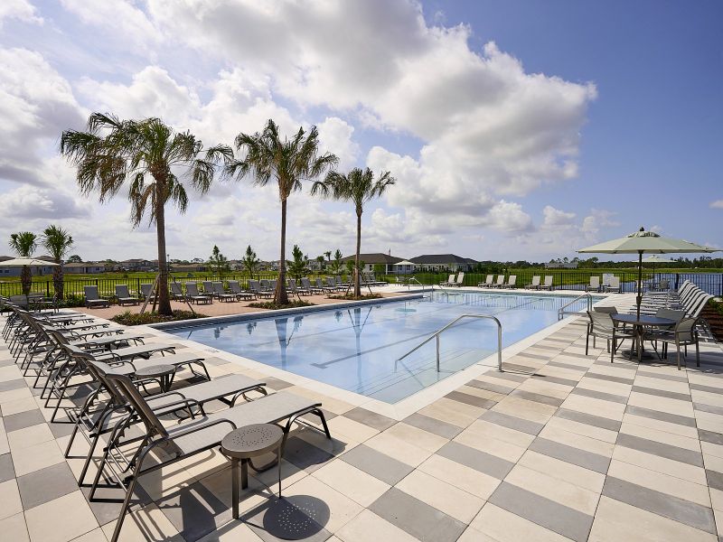 The Magnolia Bay Amenity Center Pool.