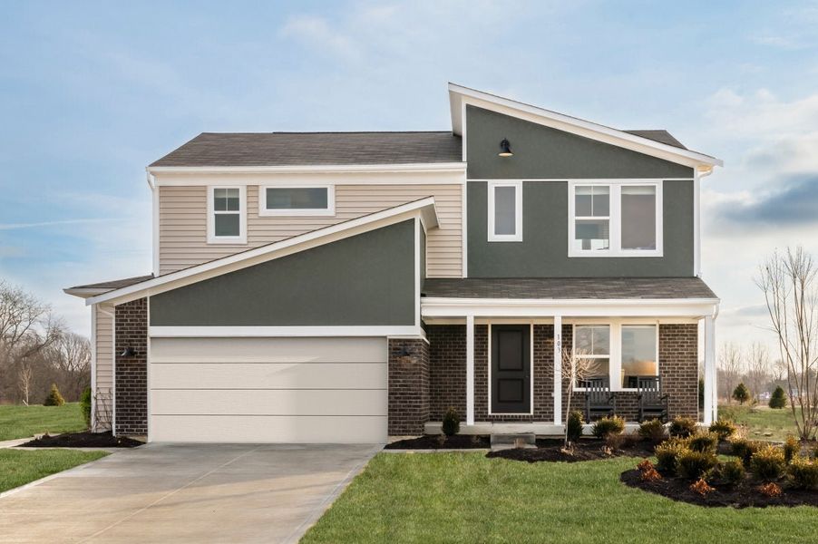 Front exterior of a home in the Sage Woods community, located in Dallas, GA (Image 18).
