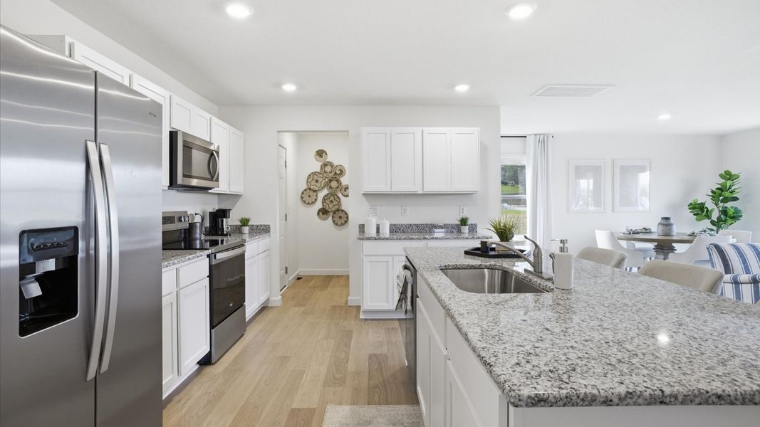 Furnished interior in a model home at Oak Hill in Vonore (Image 7).