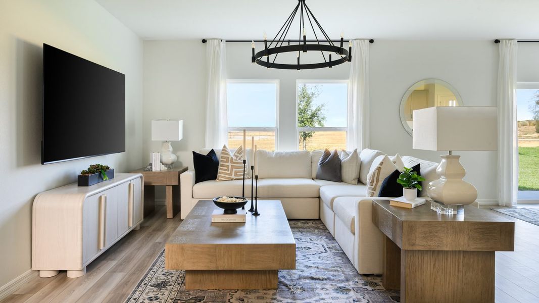 Furnished interior in a model home at Bellehaven in Belleview (Image 6).