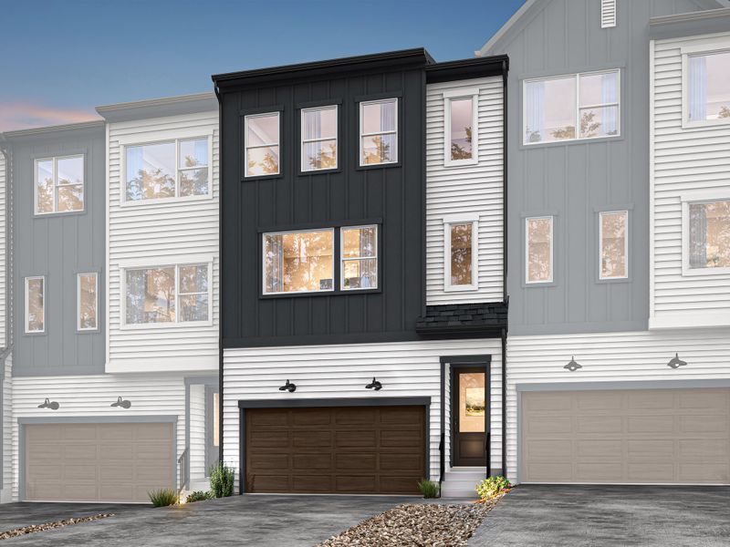 Front exterior of a home in the Archer Row community, located in Charlotte, NC (Image 6).