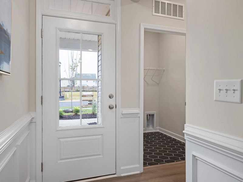 Furnished interior in a model home at Gregory Village in Lillington (Image 19). Furnished interior in a model home at Gregory Village in Lillington (Image 19).