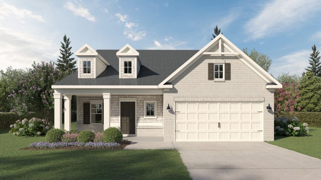 Front exterior of a home in the Pevensie Manor community, located in Powder Springs, GA (Image 4).