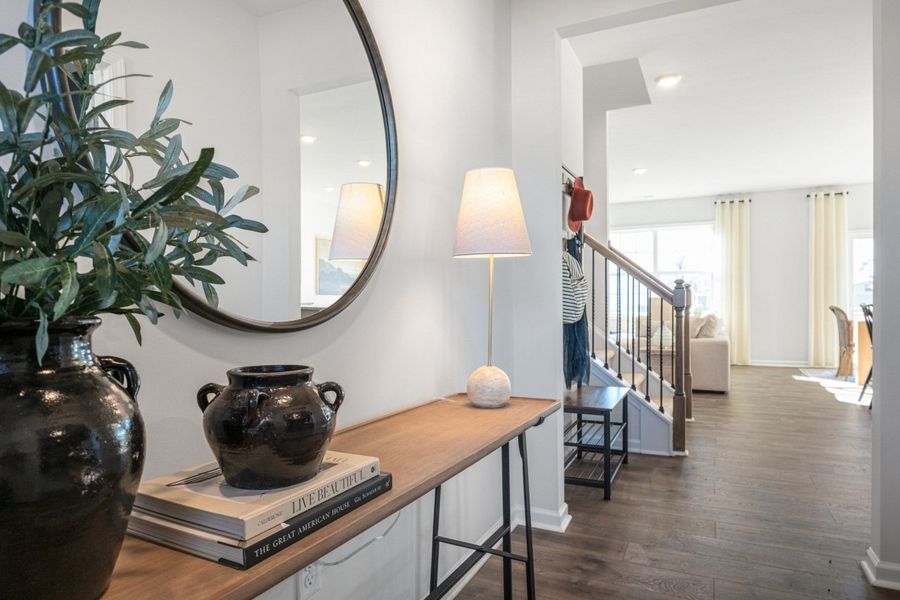 Furnished interior in a model home at Hoke Loop Ridge in Fayetteville (Image 23). Furnished interior in a model home at Hoke Loop Ridge in Fayetteville (Image 23).