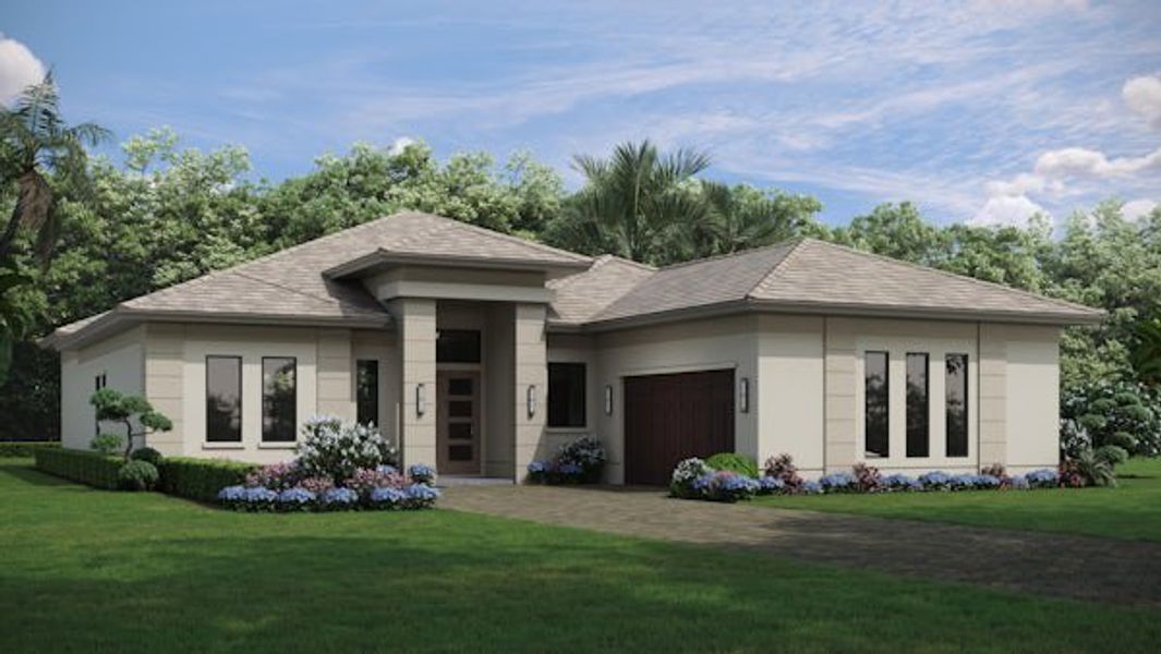Front exterior of a home in the Tesoro Club community, located in Port St. Lucie, FL (Image 20).